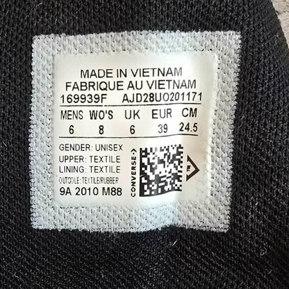 Patchwork ColorBlock Converse Hi-Tops - Picture 4 of 4